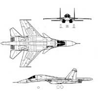 蘇34轟炸機4 機械圖