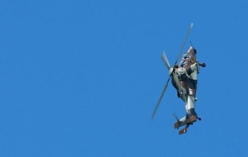 “虎”式攻擊直升機(jī)亮相第47屆巴黎航空展 