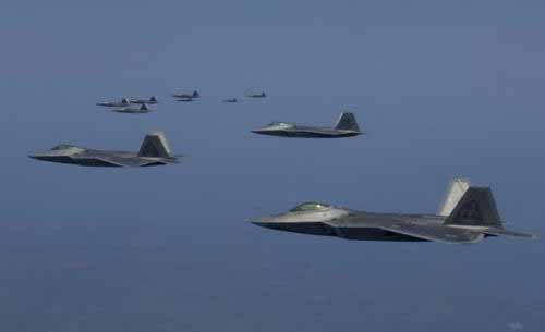 F-22戰(zhàn)機(jī)將參與美國(guó)神鷹行動(dòng)保護(hù)本土安全