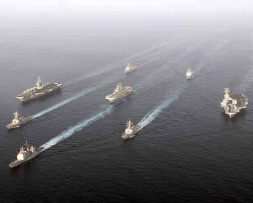 美軍“企業(yè)號(hào)”核航母艦駛向海灣 美航母增至3艘 