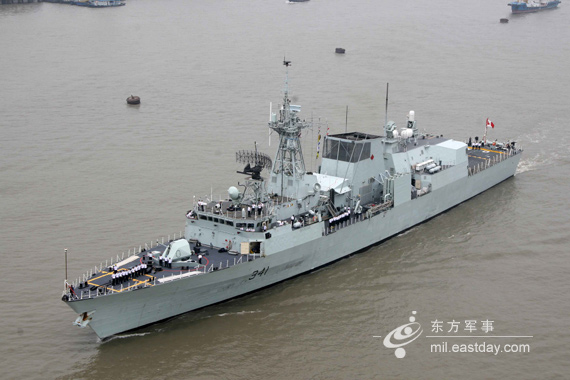 加拿大訪華渥太華號(hào)護(hù)衛(wèi)艦展示主力裝備