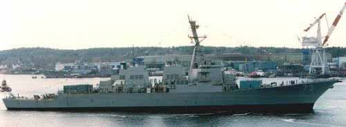 “德凱特”號導(dǎo)彈驅(qū)逐艦
